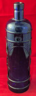 Cobalt Blue Vintage Spanish Glass Bottle with Grapes — photo 2