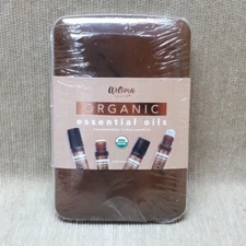  Aroma Source Organic Pure Essential Oils 6 ml each 2 Pure Oils & 2 Roll On