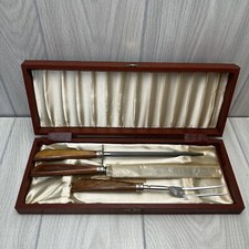 Washington Forge Carving Set OB Pakkawood She...