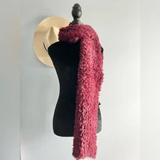 I.N.C. International Concepts Women's Faux-Fur Scarf - Wine