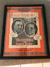 Official Souvenir Program Yankee Stadium-- Opening Day April 18th 1923 / 1973