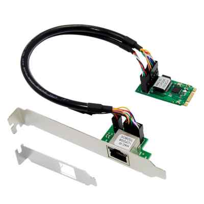 M.2 to RJ45 Ethernet Network Card M.2 B+M Key 1000 Mbps RTL8111F Chipset