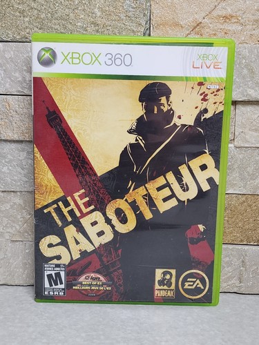 The Saboteur (Xbox 360, 2009) Complete CIB Manual - Picture 2 of 3