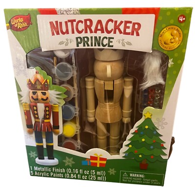 Works of Ahhh Holiday Craft Kits Wood Nutcracker Prince Moms Choice Award