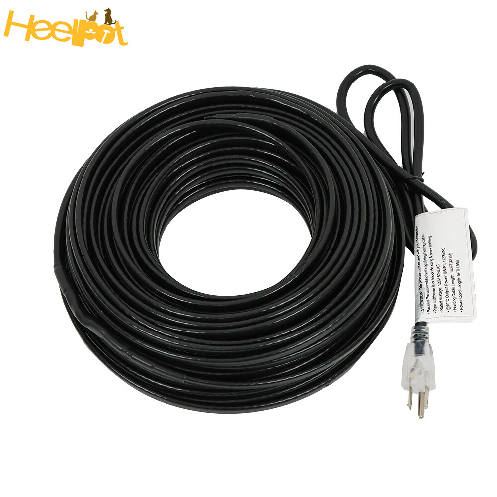 140 Feet Heat Tape Easy To Install 8W/FT 120V Heat Cable Roof Snow De-icing Kit