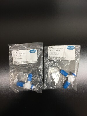 Omnifit PN 001121 Column Bleed Valve & END FITTING Lot 2 PCS