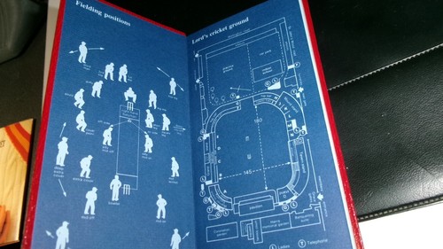 C. 1983/84 MCC Cricket Diary (8 photos ) Maps of Underground ,Lords etc. EXC . - Picture 4 of 17