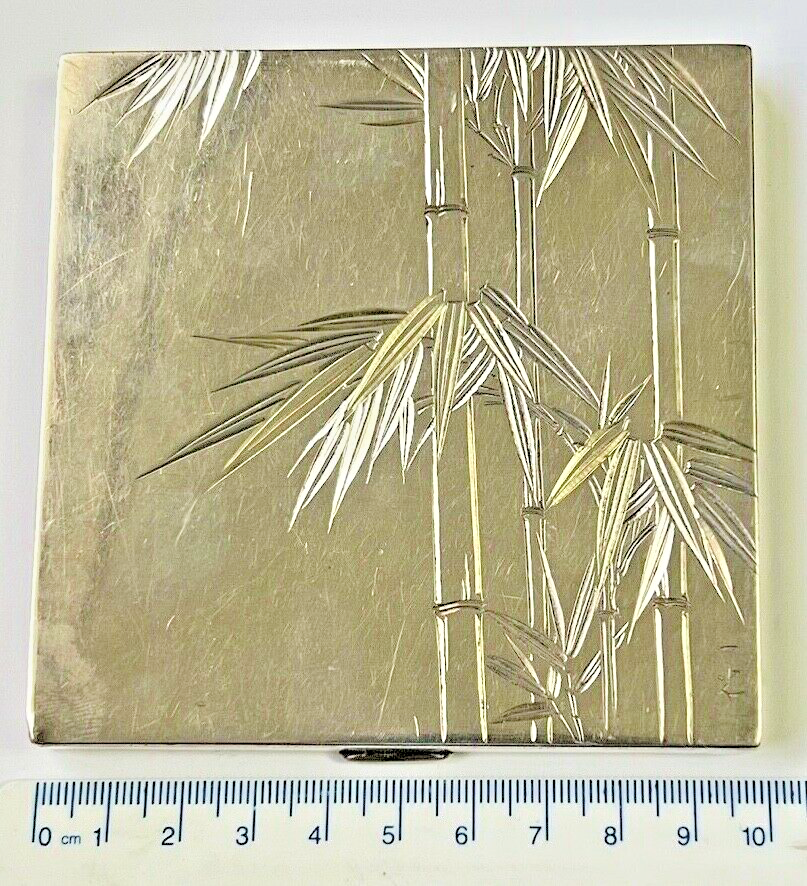 1947-48 Japanese 950 St.Silver Cigarette Case, Marked CPO