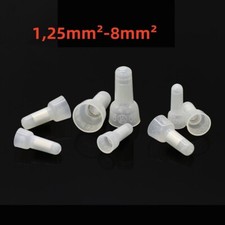 1,25mm -8mm  Nylon Closed End Terminal Cap Crimp Wire Connectors Terminals