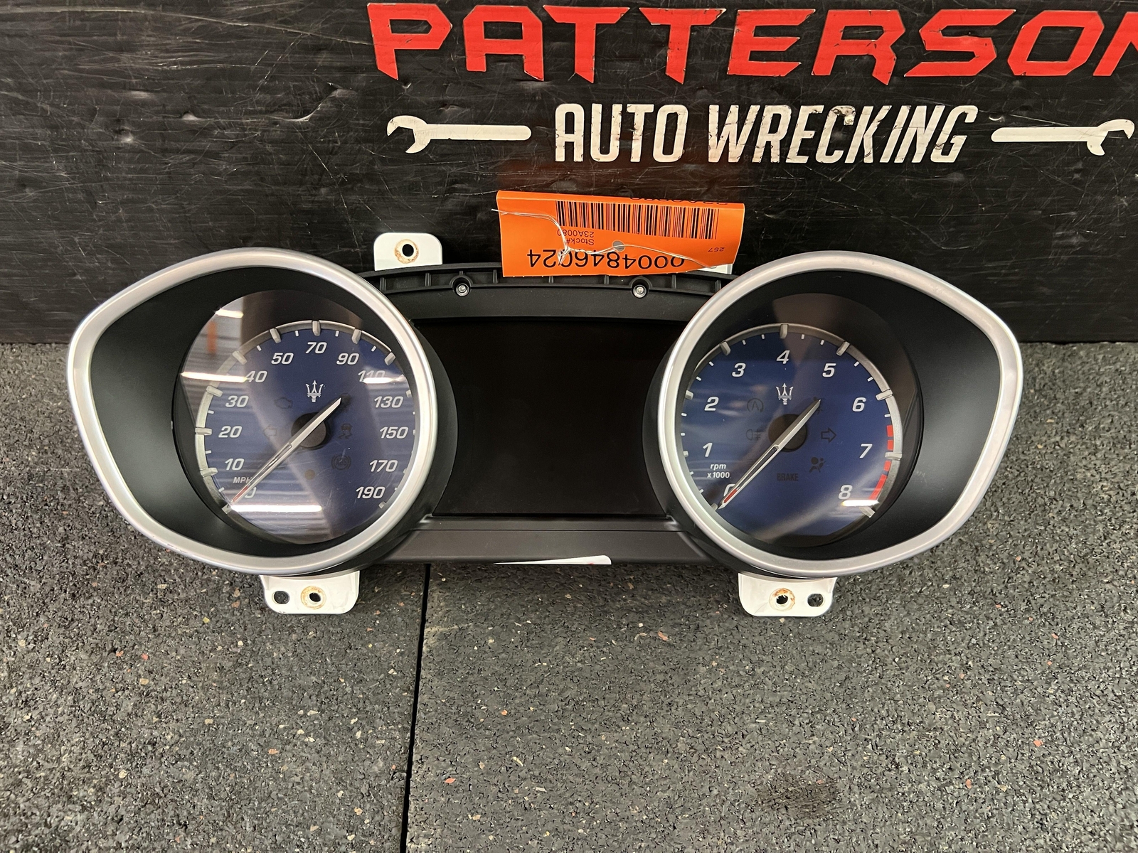 14-17 MASERATI GHIBLI SPEEDOMETER INSTRUMENT DASH GAUGE CLUSTER 15K ID 670031671