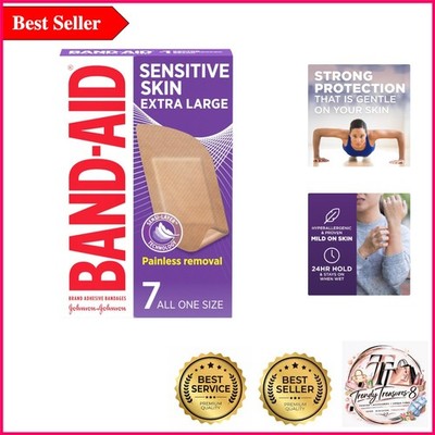 Hypoallergenic Extra Large Bandages for Sensitive & Eczema-Prone Skin