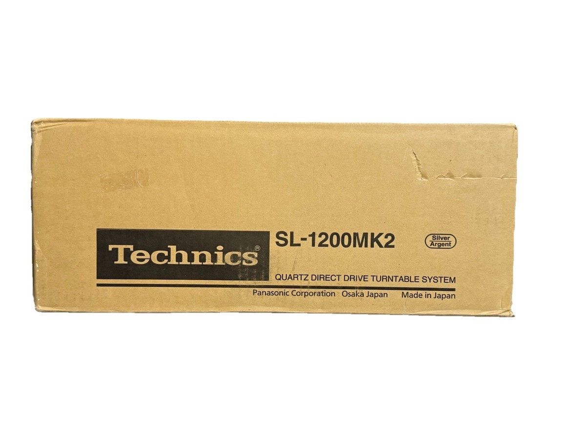 Technics SL-1200MK2 DJ Turntable - Silver for sale online | eBay