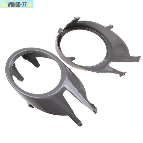 Pair Front Bumper Side Fog Light Grille Cover Trim For Audi A4/Avant 2005-2008 - Picture 6 of 10