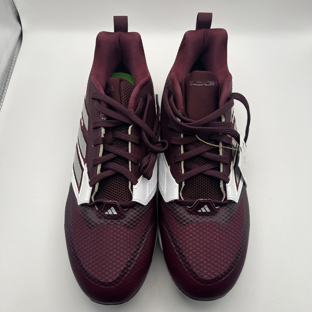 New Adidas Baseball Cleats Men Size 9 Icon 8 Metal Spikes  display picture 1