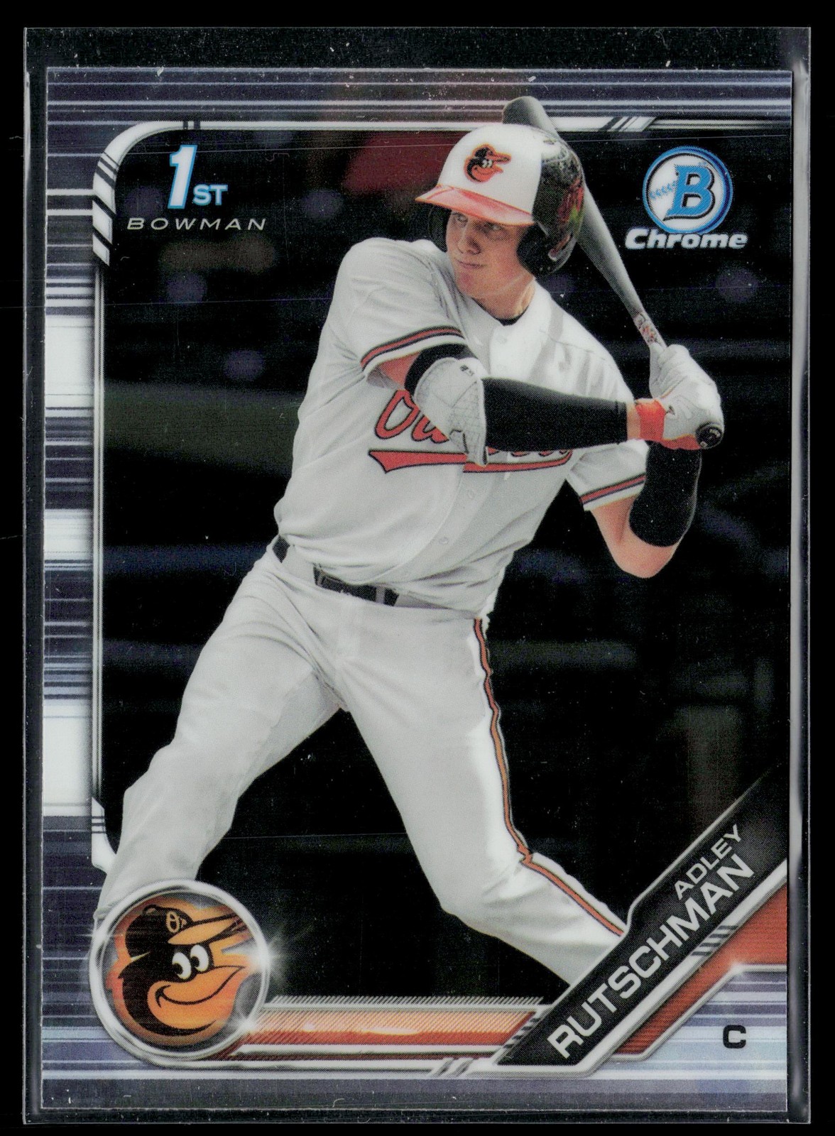 Adley Rutschman 2019 Bowman Draft Chrome #BDC-1 Baltimore Orioles