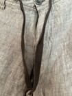 Women's Beige Linen Pants Drawstring Button Zip Pockets 27  Regular 32 Inseam — photo 3