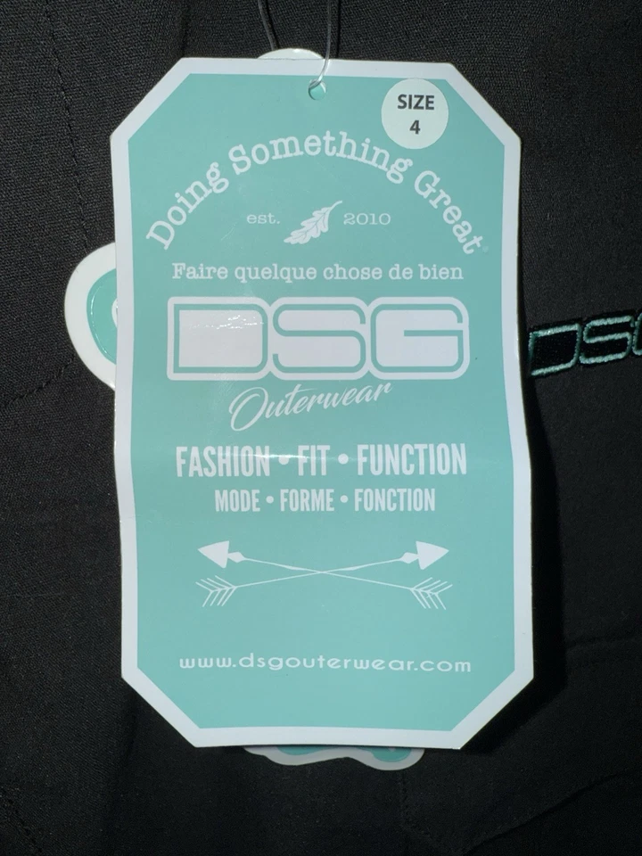 Women Field Hunting Pants Size 4 DSG Outerwear Black Small Realtree Excape $100 - Image 4 of 4