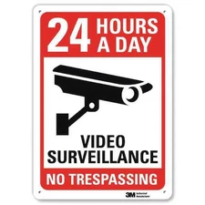 Lyle U1-1001-Ra_7X10 No Header, 24 Hours A Day Video Surveillance No