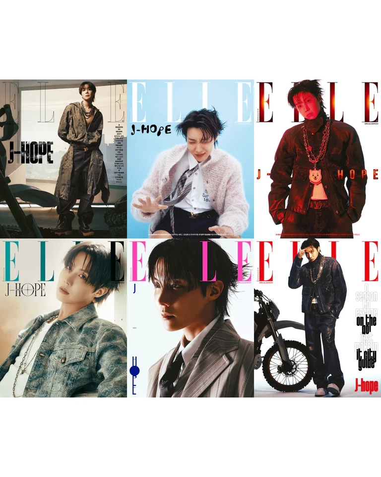Elle Korea 2025 December Special Edition BTS JHOPE, K-POP, K-STAR, K-FASHION