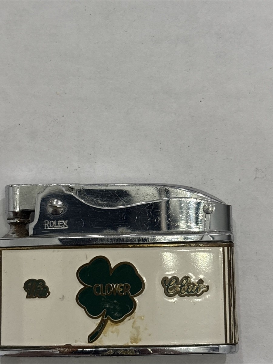 Vintage Rolex Lighter 7/4/59 The Clover Club Super Automatic