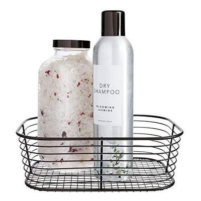 iDesign Vienna Vanity Cosmetics and Makeup Storage Bathroom Basket Small
