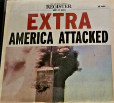 LA Times OC Register Complete Newspaper AMERICA ATTACKED 9/11 Sept 2001 Lot of 5