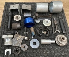 Lot Of Vintage Kent Moore General Motos Dealership Tools Press Attachments Lot 2