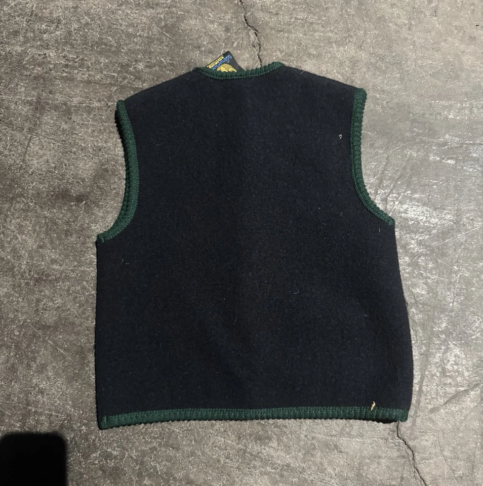 Chaleco de lana vintage Western Farm Animal hecho en Austria para mujer XS Cottage Core Foto 3 de 4