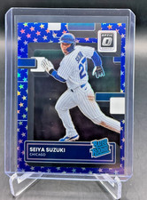 2022 Donruss Optic Rated Rookie SEIYA SUZUKI RC Spirit Holo 08/76 #99 Cubs
