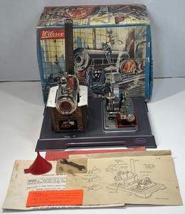 D10 Wilesco Steam Engine w/Smokestack •Hands-on Engineering •Orig Box •Germany