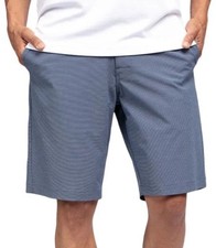 85 Travis Mathew Men's Beck Shorts Stretch Waistband - Indigo -Size: 30- New