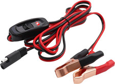 8FT SAE 16AWG Wire Harness with On/Off Switch Gold Alligator Clips,12V Sprayer P