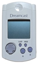 Authentic Sega Dreamcast White VMU Visual Mem...