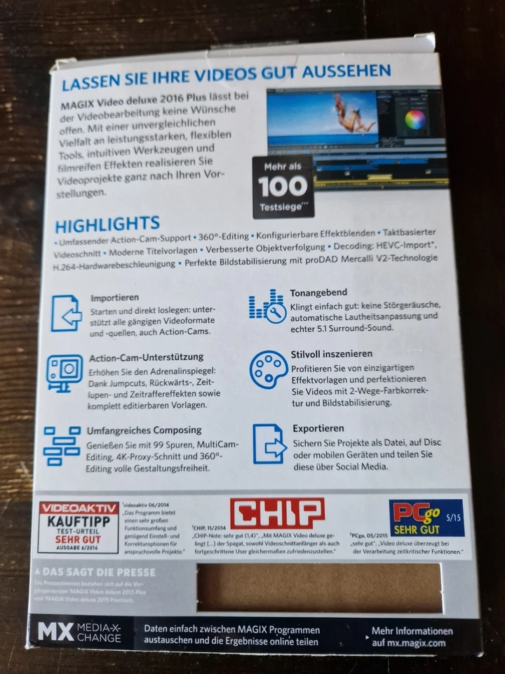 Magix - Video Deluxe - 2016 Plus - Bild 3 von 3