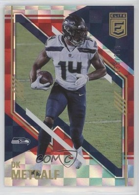 2021 Panini Donruss Elite Red 155/399 DK Metcalf #14 pe8