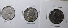 * THREE MIXED USA NICKEL BUSINESS STRIKE GOOD CONDITION #TBF50