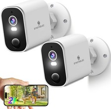 WiFi Security Cameras Wireless Outdoor 2K Battery Powered w/AI-Motion Detection