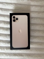 Genuine Apple iphone 11 Pro Max Empty Replacement Box Only 256GB Gold