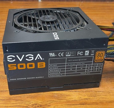 EVGA 500 B ATX Non-Modular 80+ Bronze 500W Power Supply 100-B1-0500