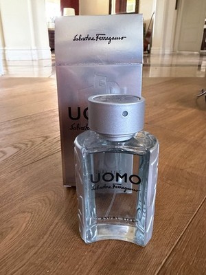 Salvatore Ferragamo UOMO Casual Life Eau de Toilette for Men 1.7 oz Opened.