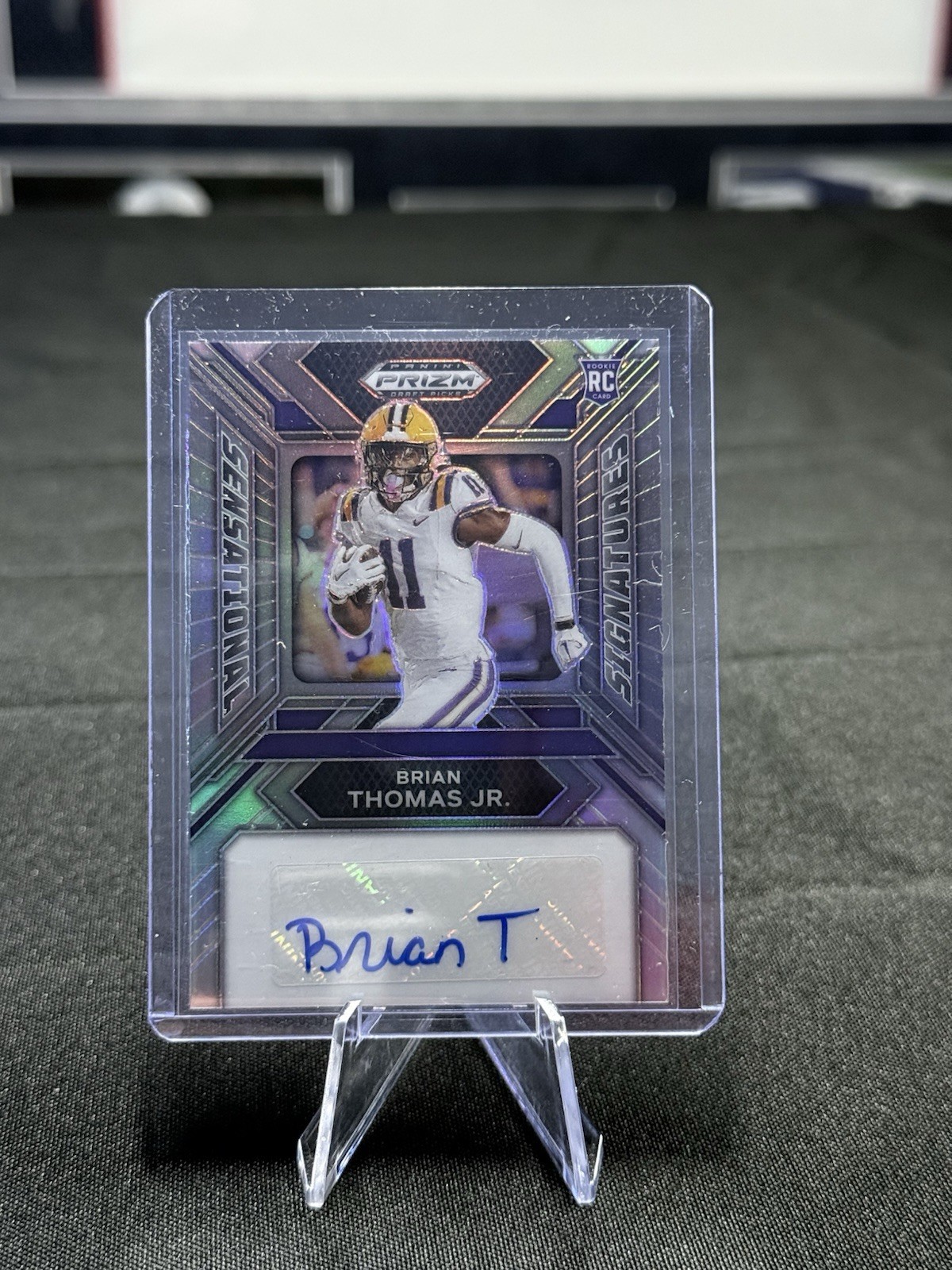 2024 Panini Silver Prizm DP Sensational Signatures Brian Thomas Jr RC AUTO