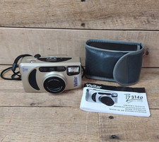 Vivitar PZ 3140 Date Zoom 35mm Film Camera w/ Manual Case TESTED WORKS