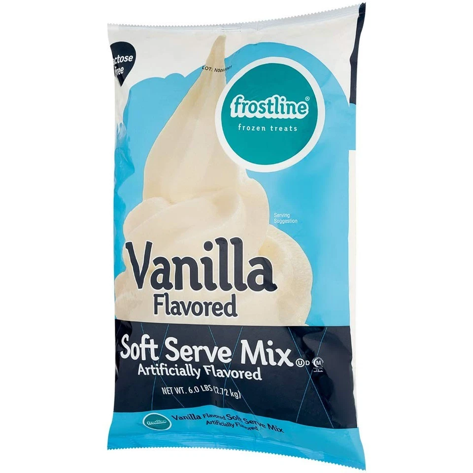 Frostline Vanilla Soft Serve Ice Cream Mix, 6 Pounds - Image 3 of 4