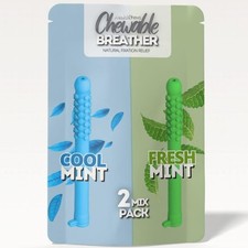 Health Chews Quit Smoking Inhaler COOL MINT  FRESH MINT Natural Relief Aid