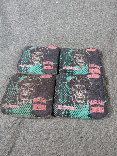 Acl Pro Stamped Cornhole Bags 2021- 2022 Black Flag Cornhole Plunder