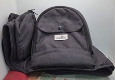 BABYMUST Hip Seat Baby Carrier Adjustable Waistband 8-66 lbs Pockets Dark Gray