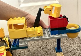 LEGO Duplo Stone Quarry 5653 Incomplete Construction Vehicles Workers  Cement