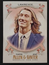 2021 Topps Allen & Ginter Trevor Lawrence RC Rookie Card #279. rookie card picture