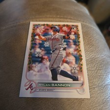2022 Topps Holiday #HW84 Rylan Bannon RC   Atlanta Braves