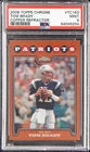 2008 TOPPS CHROME COPPER REFRACTOR #TC163 TOM BRADY 185/425 PSA 9